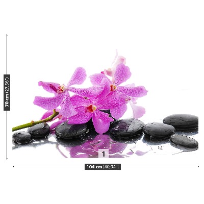 Mural de parede orquídea rosa
