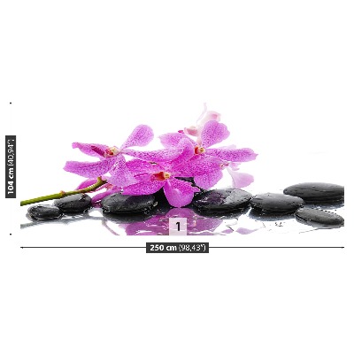 Mural de parede orquídea rosa