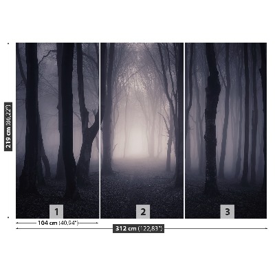 Papel de parede Floresta escura