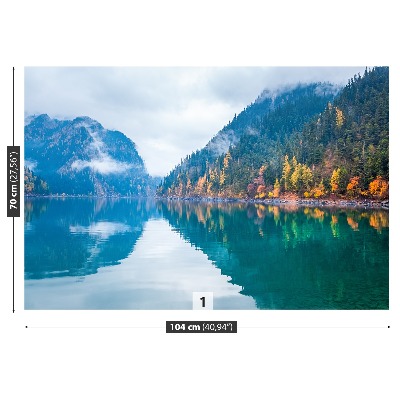 Mural de parede Lago no outono