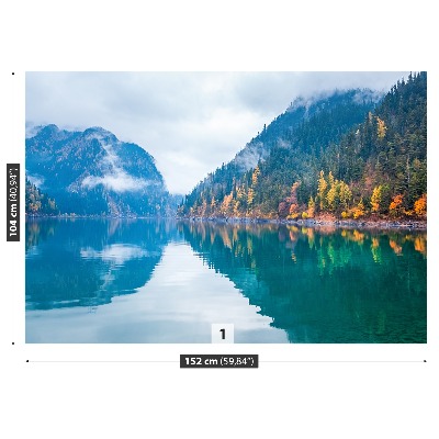 Mural de parede Lago no outono