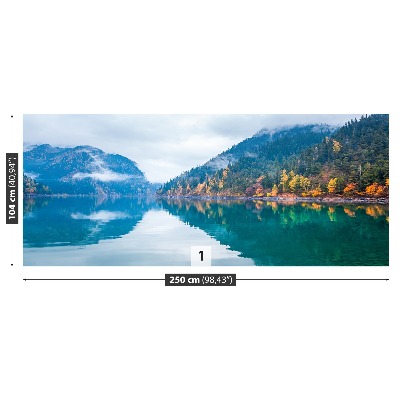 Mural de parede Lago no outono