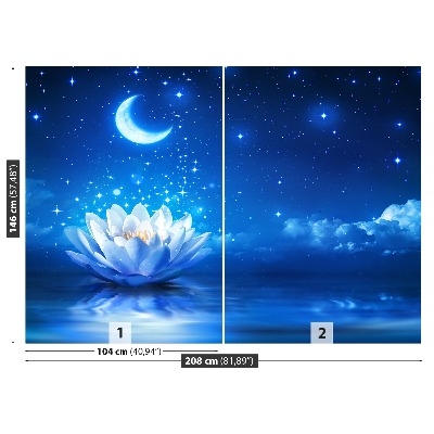 Mural de parede Lua de Lótus