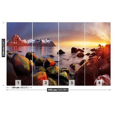 Mural de parede Oceano Noruega