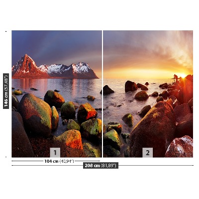 Mural de parede Oceano Noruega