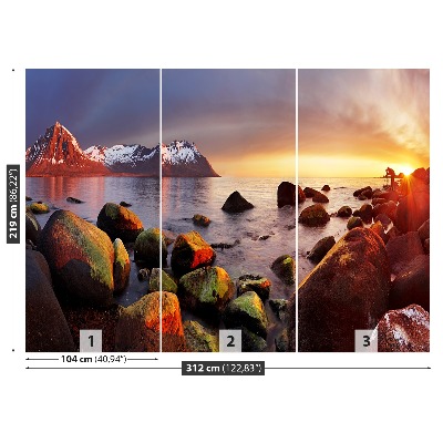 Mural de parede Oceano Noruega