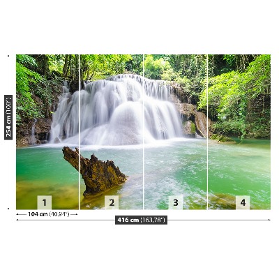 Mural de parede Cachoeira na floresta