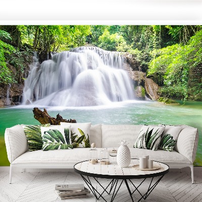 Mural de parede Cachoeira na floresta