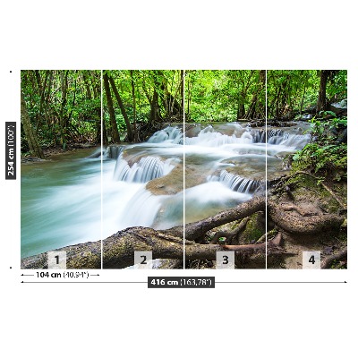 Papel de parede Cachoeira na floresta
