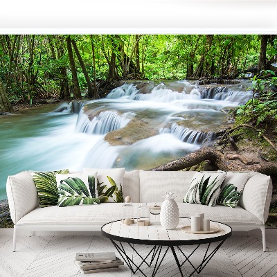 Papel de parede Cachoeira na floresta