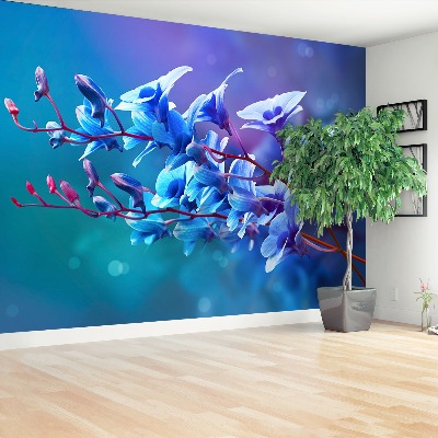 Mural de parede Azul Orquídea