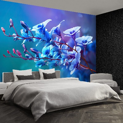 Mural de parede Azul Orquídea