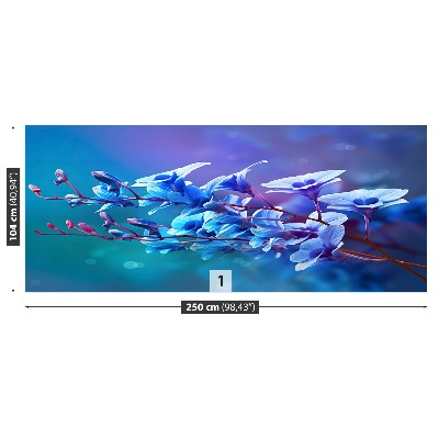 Mural de parede Azul Orquídea