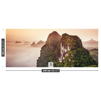 Mural de parede Montanhas da China