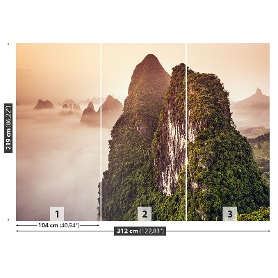 Mural de parede Montanhas da China