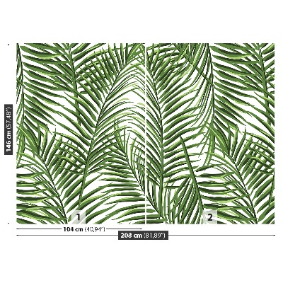 Mural de parede Folhas de palmeira