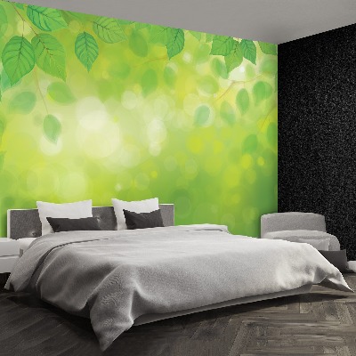 Mural de parede Folhas verdes
