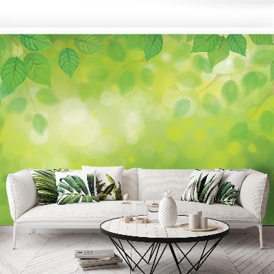Mural de parede Folhas verdes