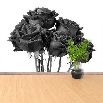 Papel de parede Rosas negras