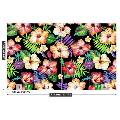 Mural de parede Flores de hibisco