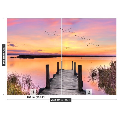 Mural de parede Píer do Lago