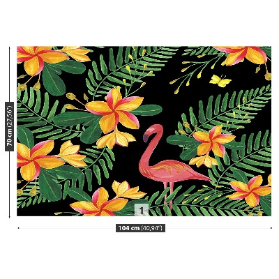 Papel de parede Flores Flamingos