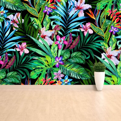 Papel de parede Flores tropicais