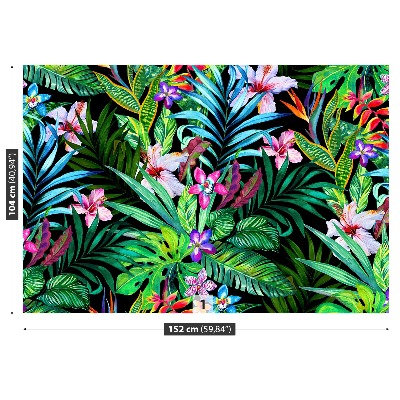 Papel de parede Flores tropicais