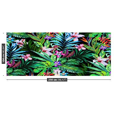 Papel de parede Flores tropicais