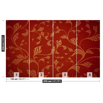 Mural de parede Padrão floral