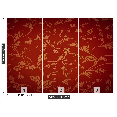 Mural de parede Padrão floral