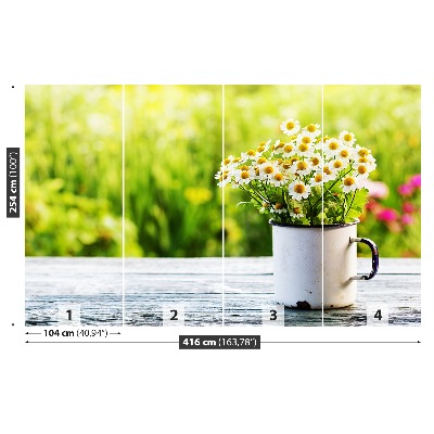 Papel de parede Flores de margarida