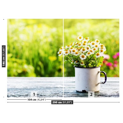 Papel de parede Flores de margarida