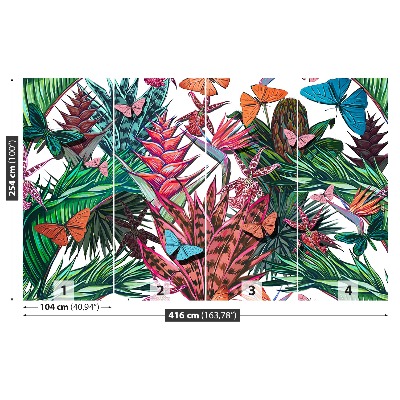 Papel de parede Padrão floral