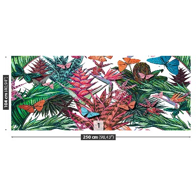 Papel de parede Padrão floral