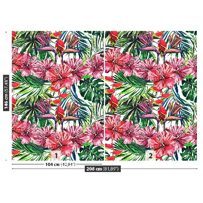 Papel de parede Padrão de selva