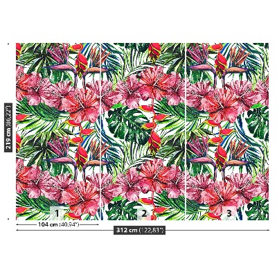 Papel de parede Padrão de selva