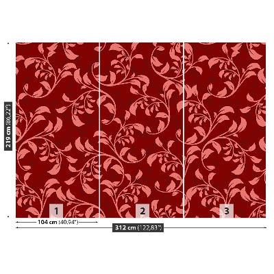 Mural de parede Barroco Floral