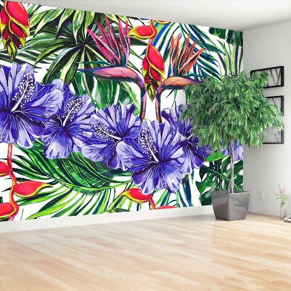 Papel de parede Padrão floral