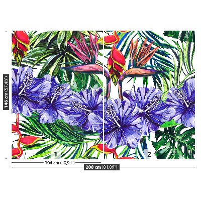 Papel de parede Padrão floral