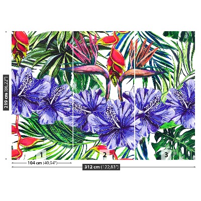 Papel de parede Padrão floral