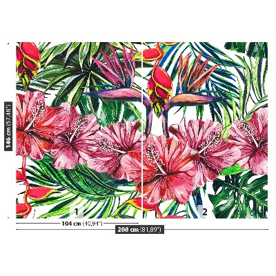 Mural de parede Padrão de selva