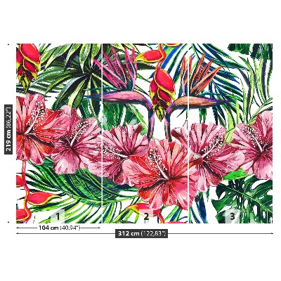 Mural de parede Padrão de selva