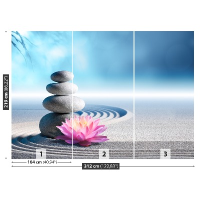 Papel de parede Pedras zen