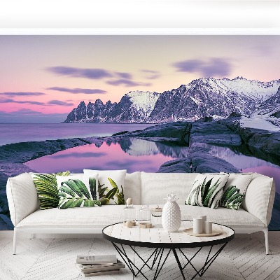 Mural de parede Fiorde de Inverno