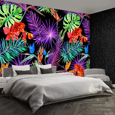 Papel de parede Folhas exóticas