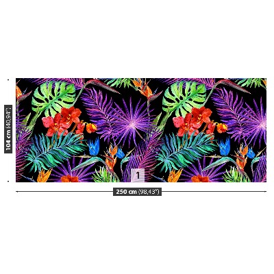 Papel de parede Folhas exóticas