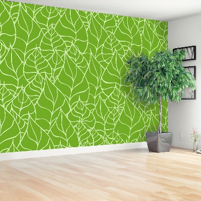 Mural de parede Padrão de folha