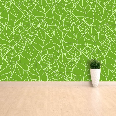 Mural de parede Padrão de folha