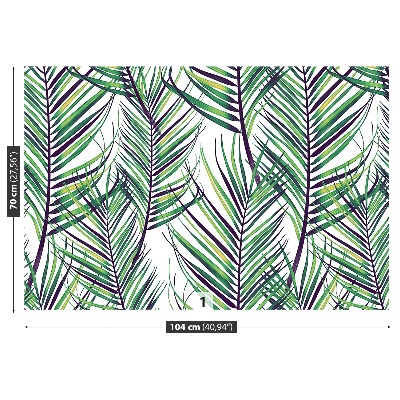 Papel de parede Folhas de palmeira